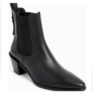 Frame leather ankle boots